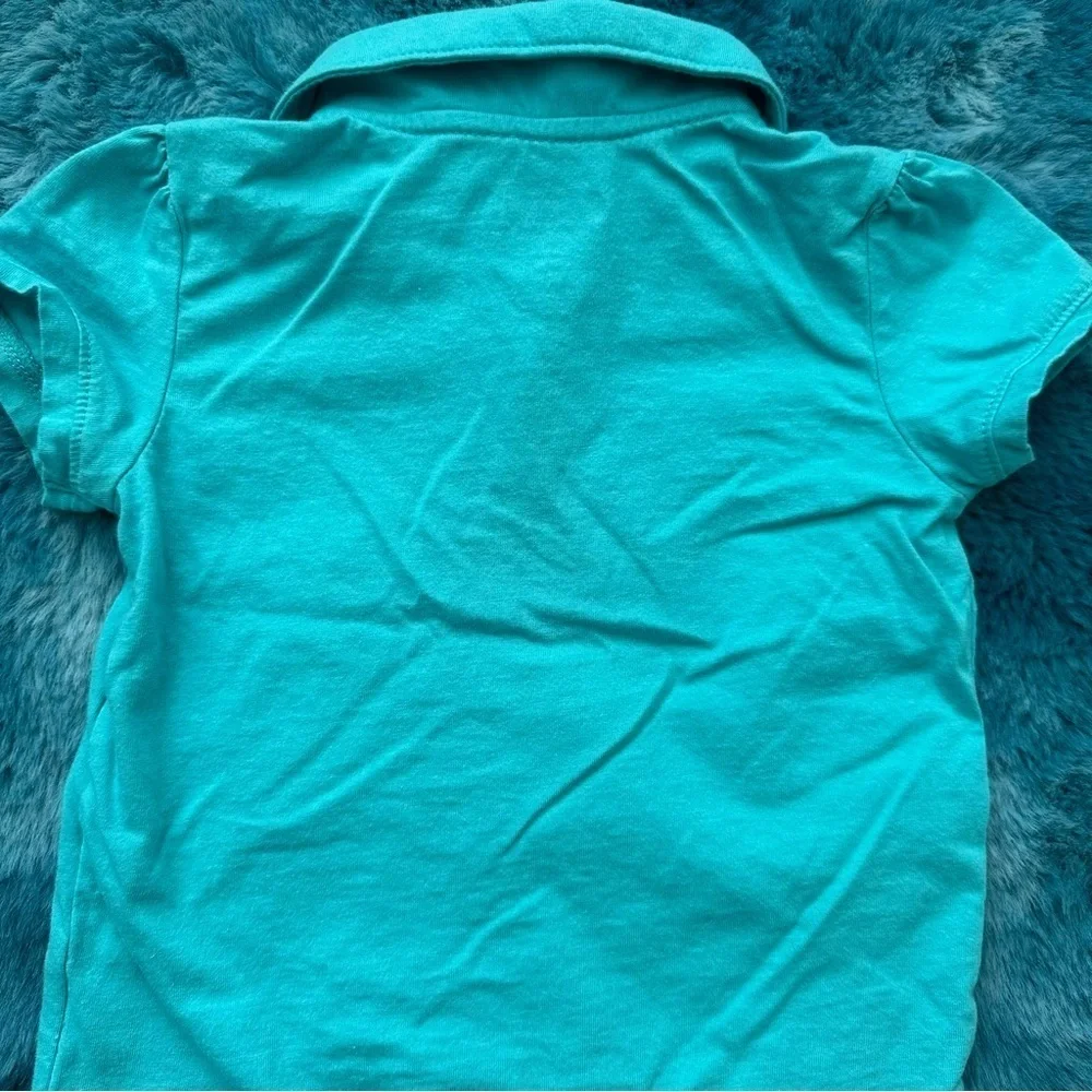 OshKosh Toddler Girl Short Sleeve Polo Shirt Size 3T